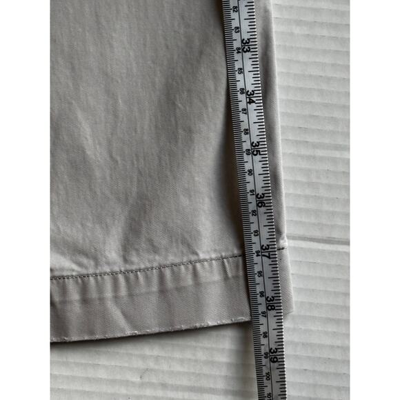 Banana Republic Straight Fit Chino Pants Men’s 32x30 Gray 100% Cotton -2 FLAW - Picture 7 of 16